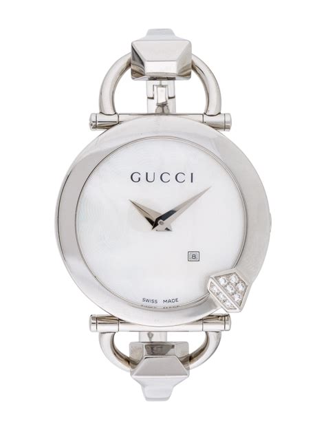 gucci chiodo bangle watch|vintage gucci bangle bezel watch.